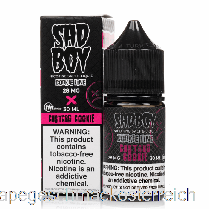 Vanillepudding-Keks – Sadboy-Salze – 30 Ml, 28 Mg Vape-Geschmack